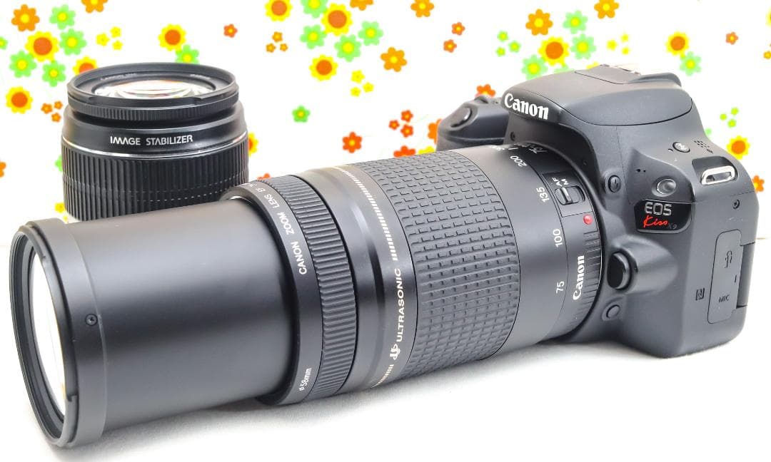 Canon EOS Kiss X9☆Wi-Fi搭載☆超高画質☆ダブルレンズ