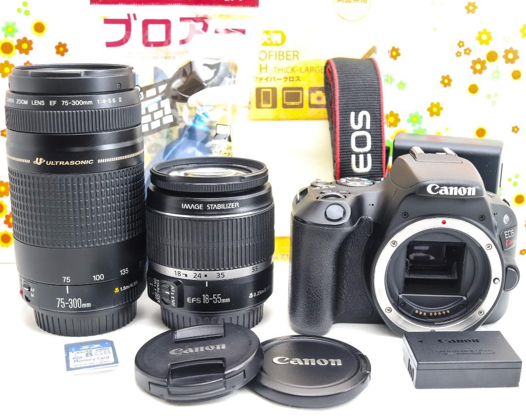 Canon EOS Kiss X9☆Wi-Fi搭載☆超高画質☆ダブルレンズ