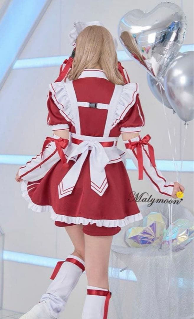 malymoom マリームーン アクセントラインハーネスジャージメイド　レッド