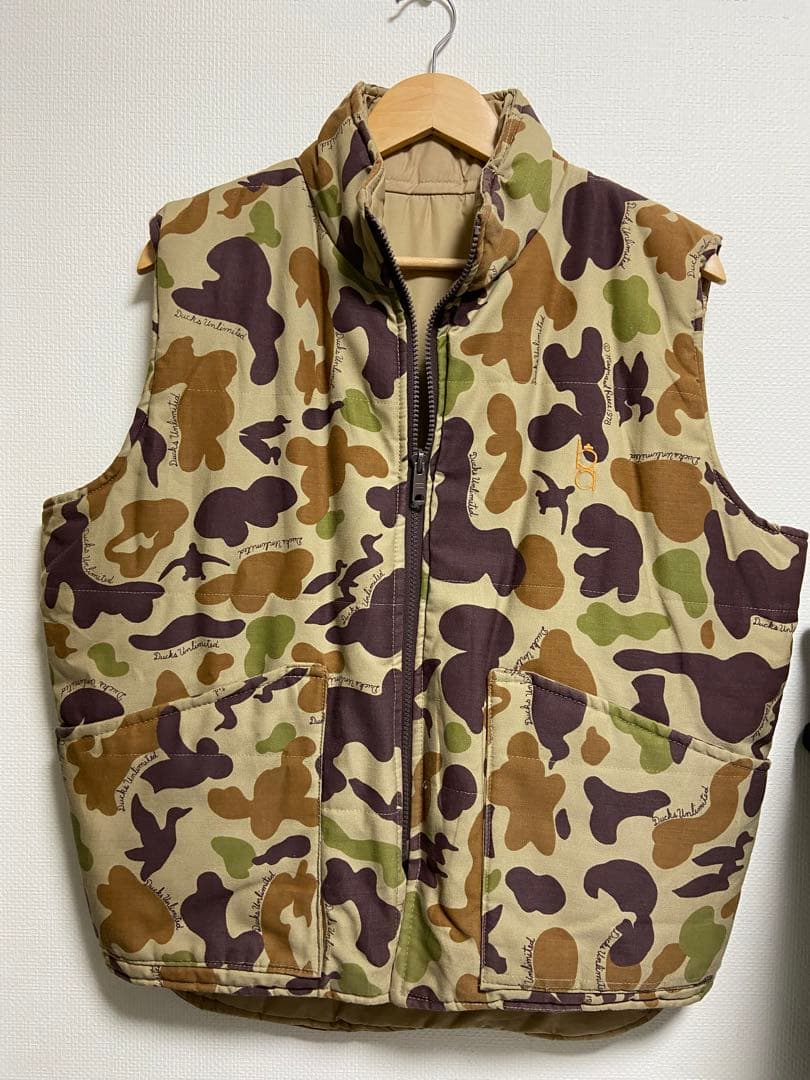 貴重★bob allenマックカモ　duck camo ダウンベスト