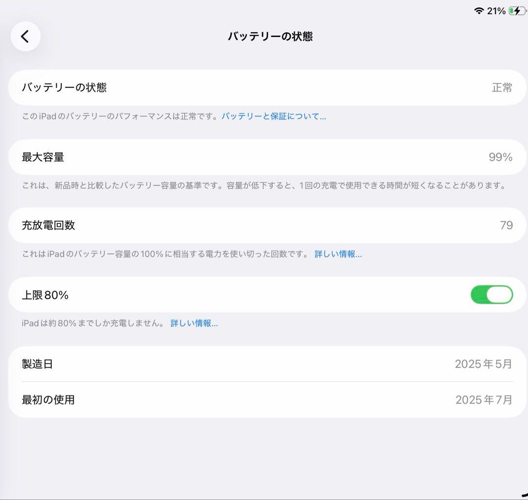 【極美品】iPad mini 7 128GB スペースグレイ