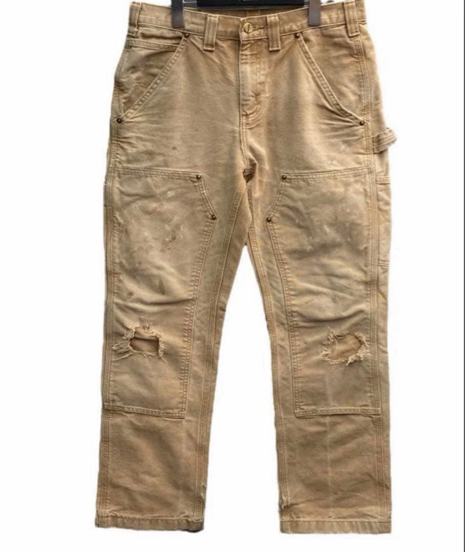 Carhartt ダブルニー ペインターパンツ 30x30 フェード ヤレ感