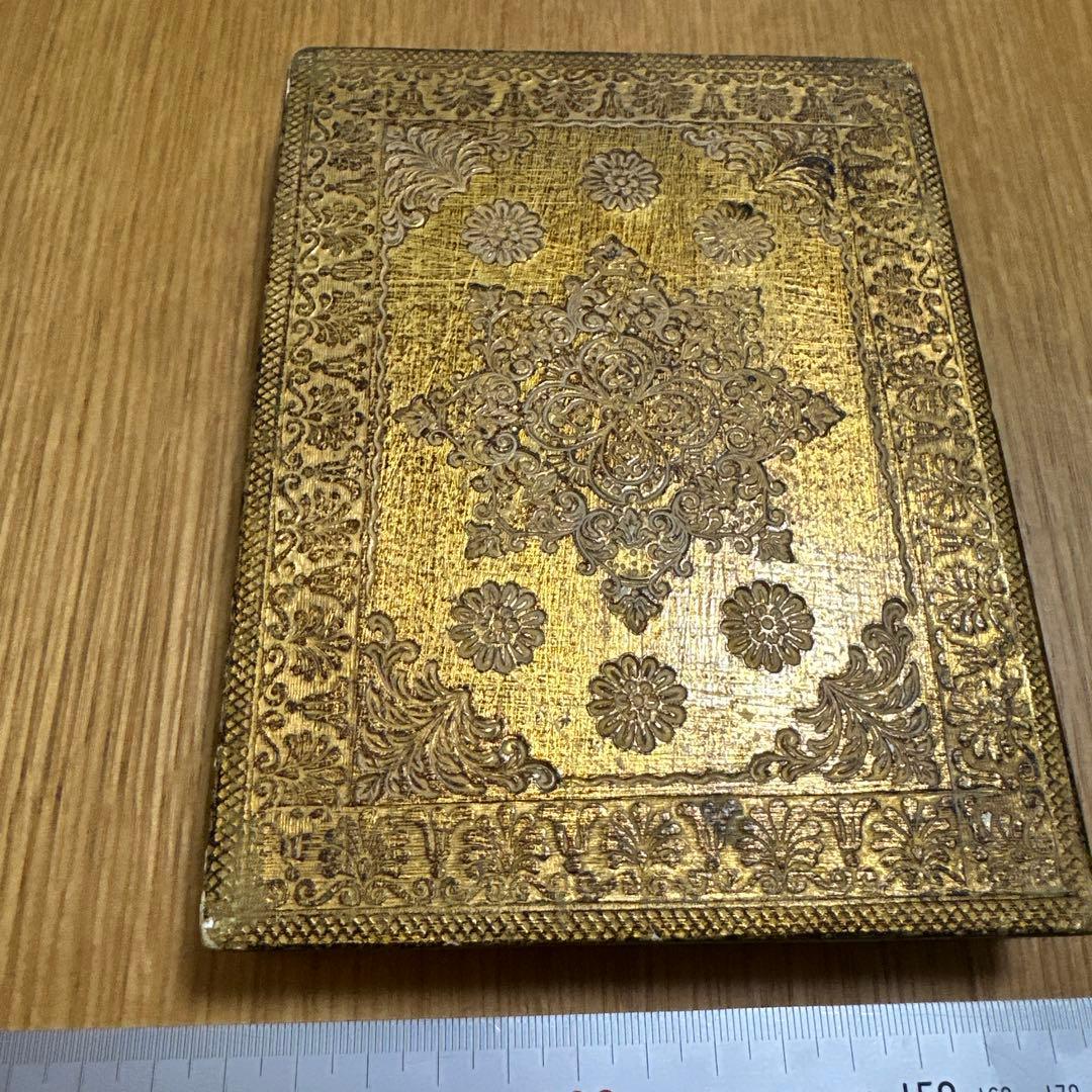 アッシジの聖フランチェスコの美しい祈りの額縁　アンティークフレーム