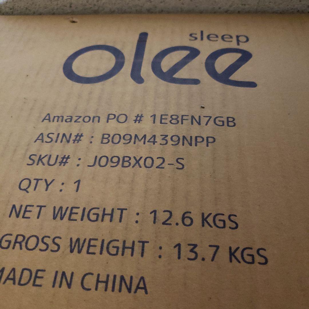 オリースリープ(Olee Sleep) メタルベッドフレーム ブラック シングル