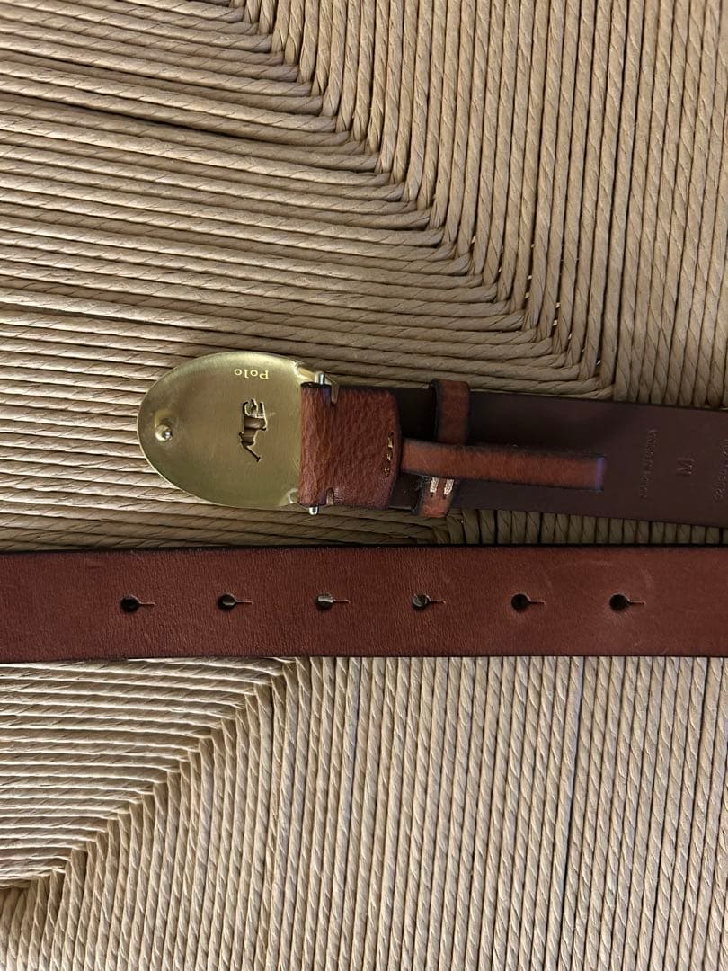 Ralph Lauren レザー ベルト ブラウン　未使用