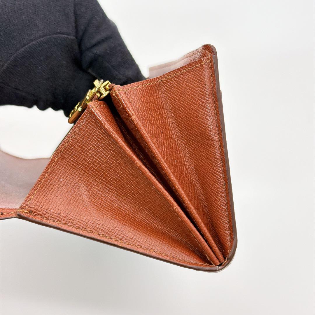 【良品】ルイヴィトン モノグラム ポシェット ポルトモネ クレディ 長財布 サラ