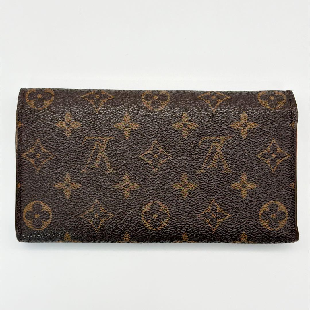 【良品】ルイヴィトン モノグラム ポシェット ポルトモネ クレディ 長財布 サラ