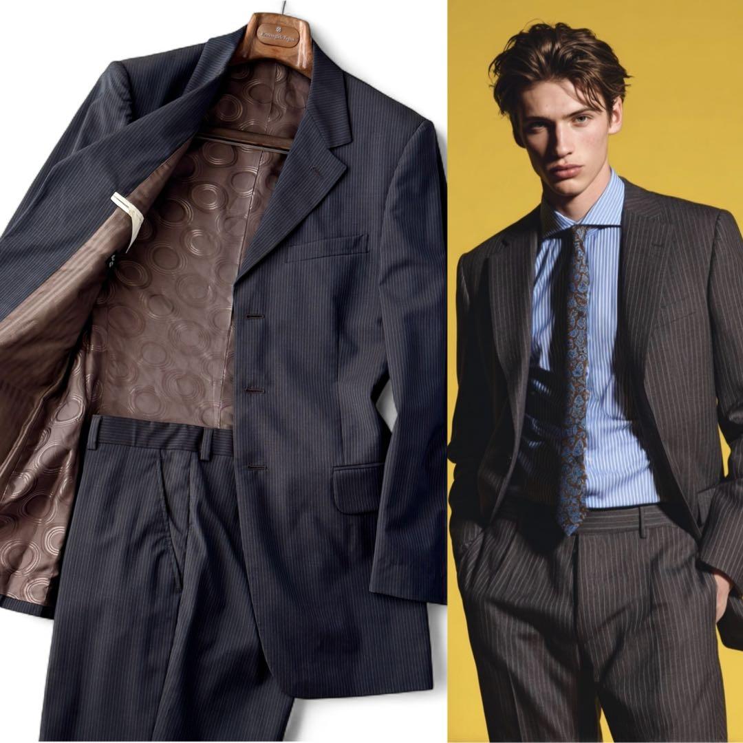 Paul Smith ポールスミス セットアップ スーツ ブラウン 茶 M〜L