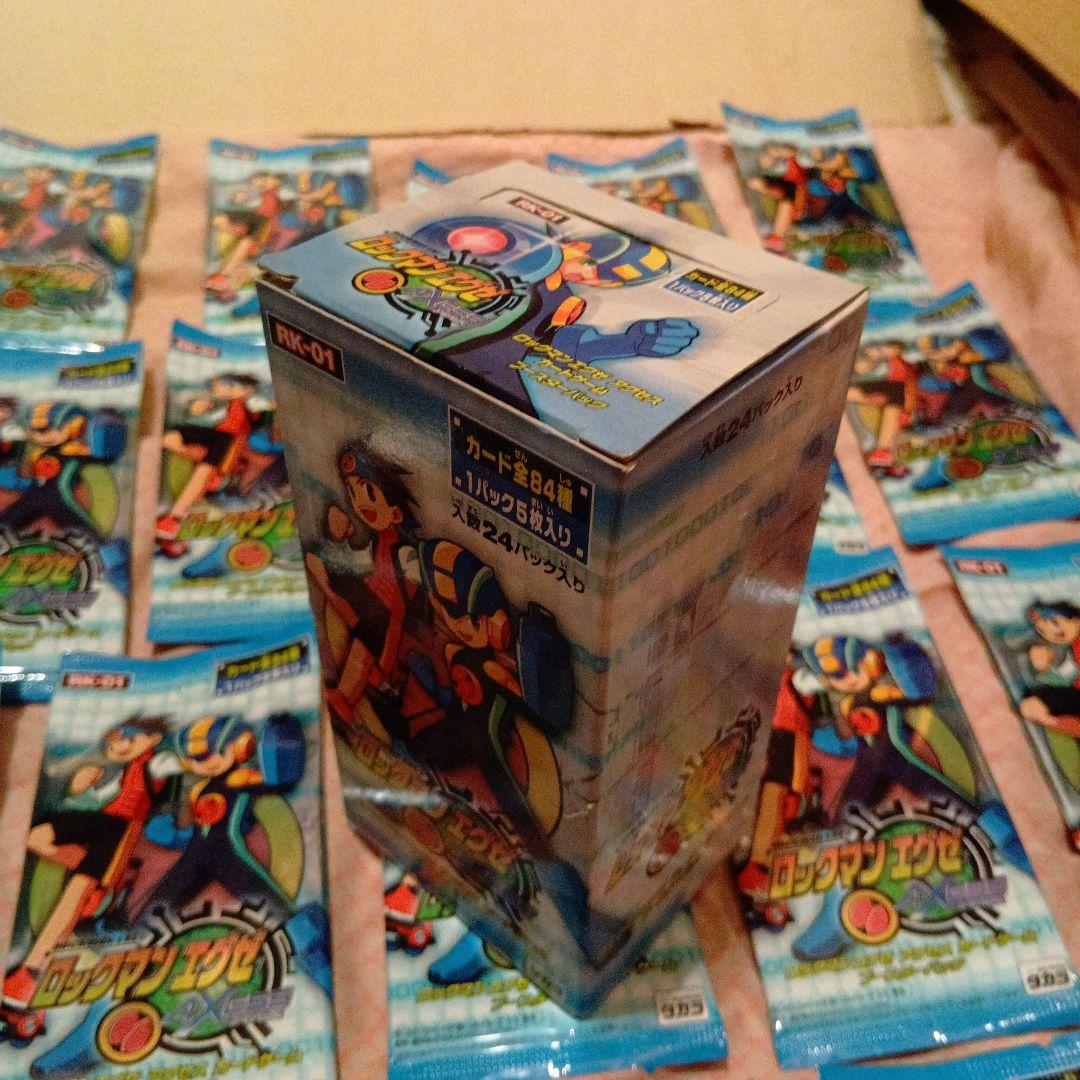 新品　ロックマン　トレーディングカード 24パックセット　デッドストック1BOX