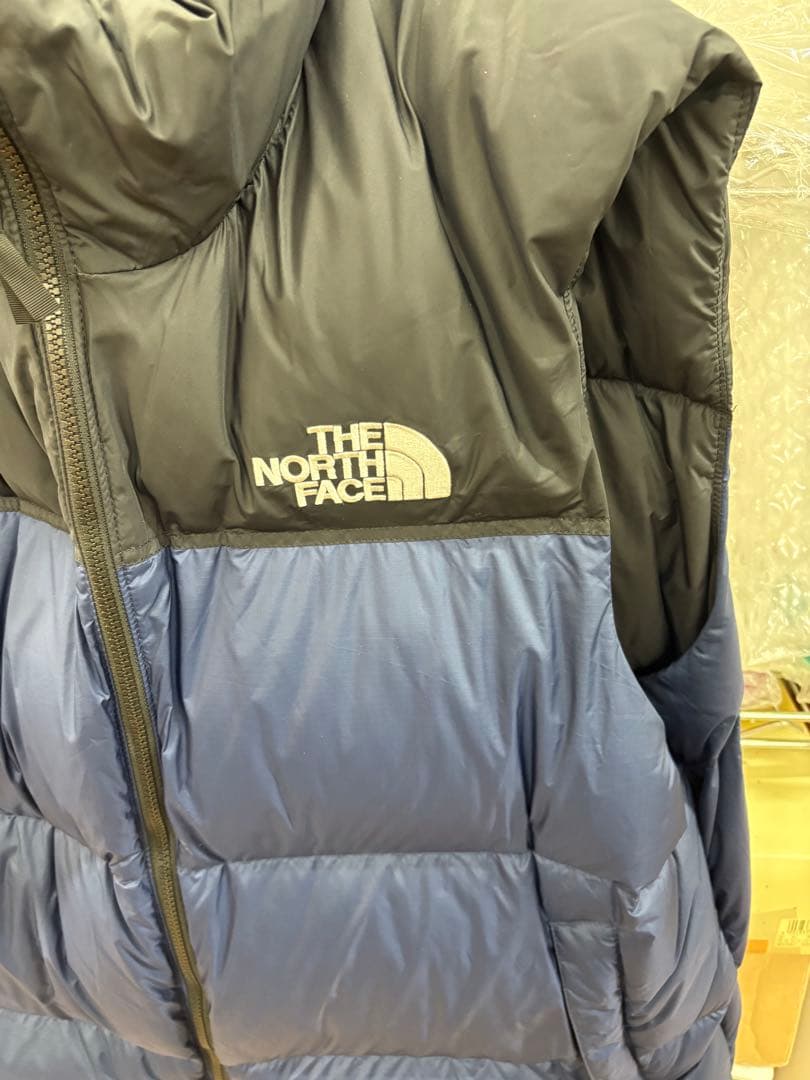 THE NORTH FACE ダウンベスト M 黒/紺