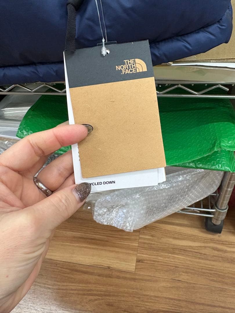 THE NORTH FACE ダウンベスト M 黒/紺