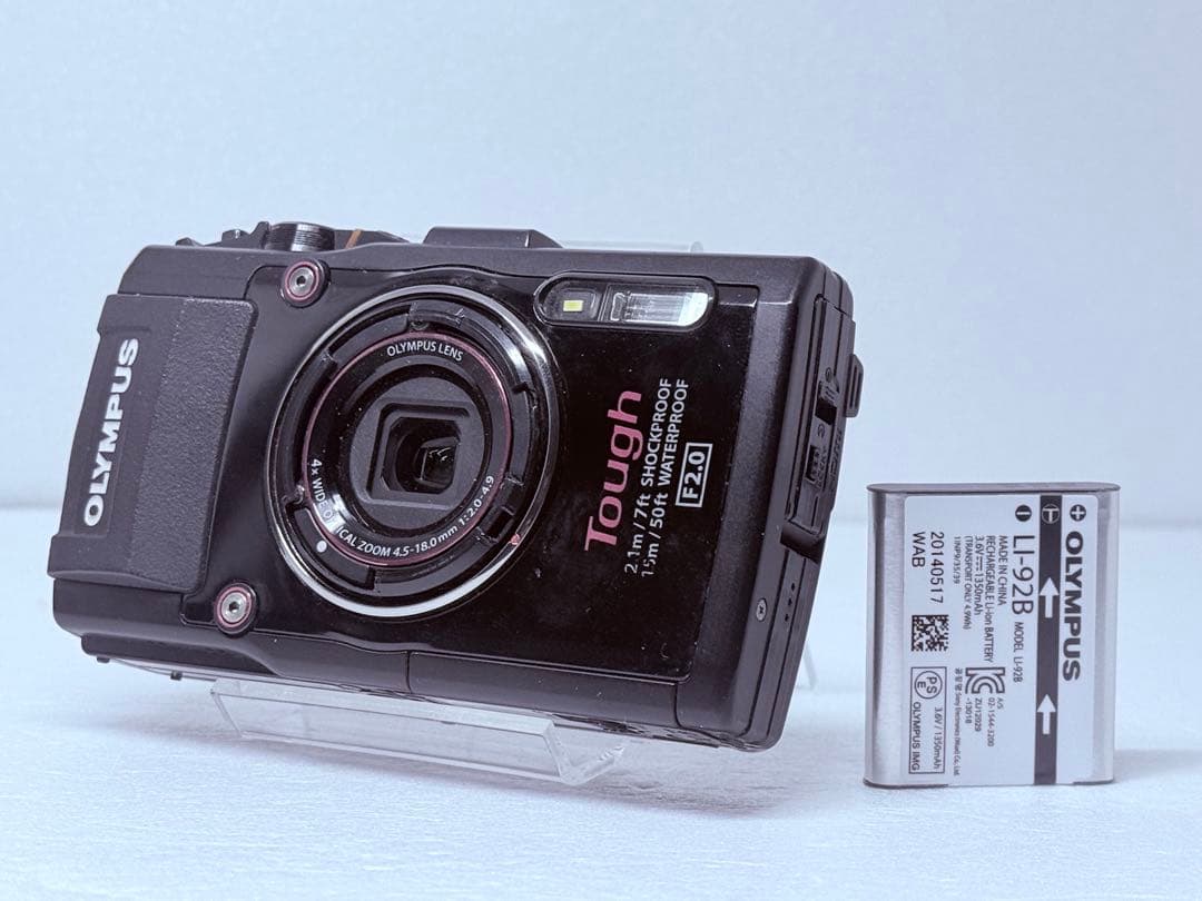 OLYMPUS TG-3 ブラック 動作確認済 防水 防塵 耐衝撃 コンデジ