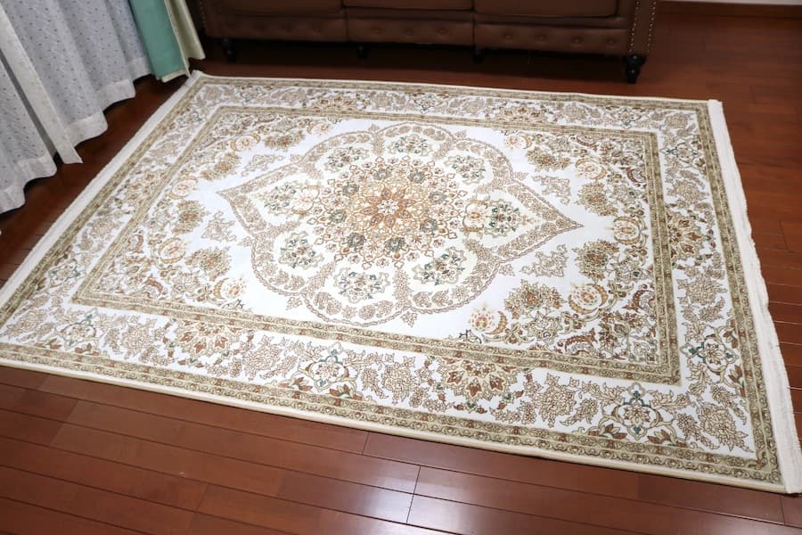 送料無料！ペルシャ柄絨毯160×220ラグカーペット訳あり