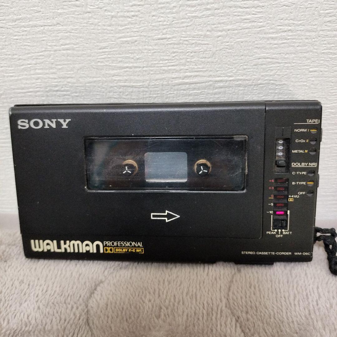 【ジャンク品】SONY WM-D6 カセットウォークマン プロフェッショナル
