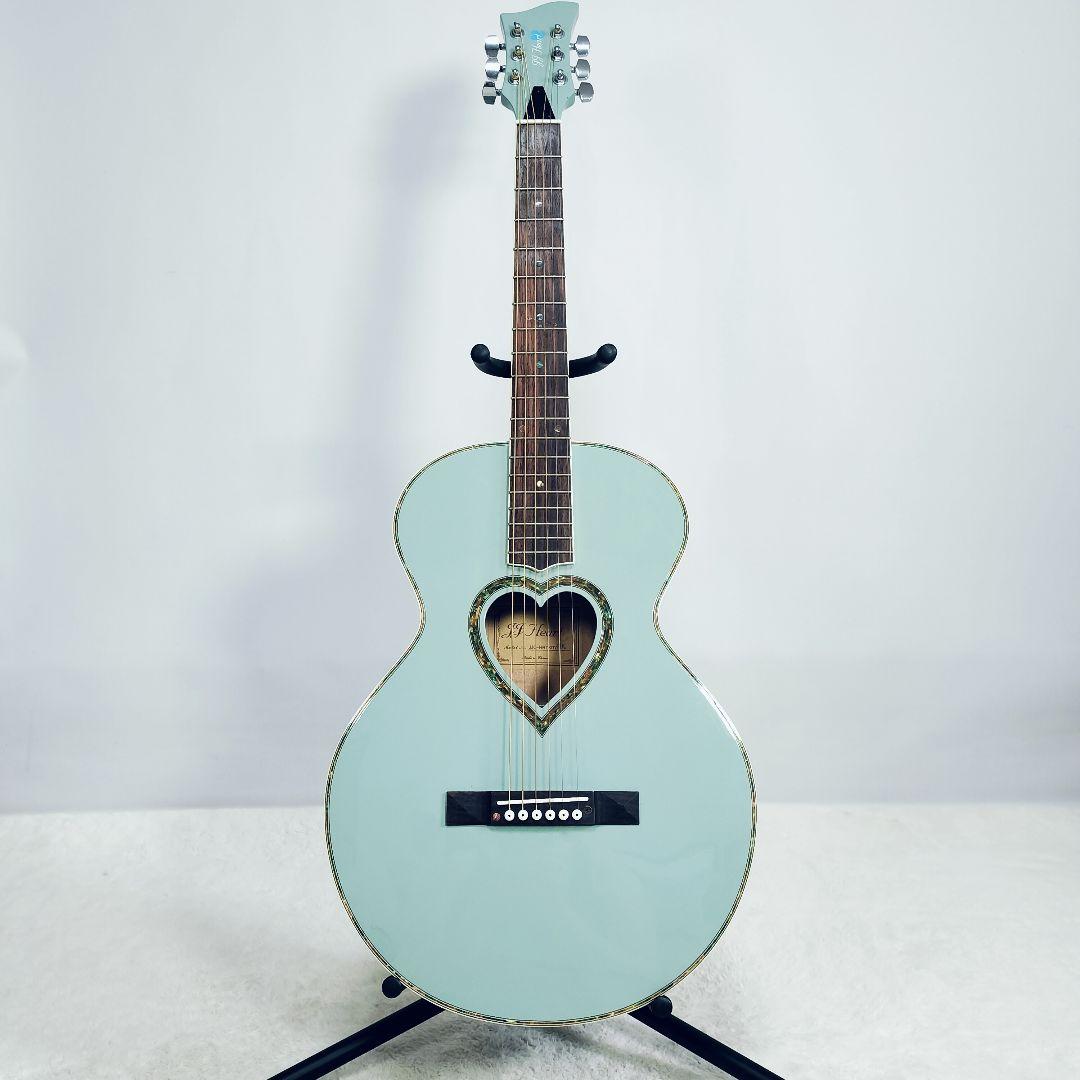 【付属品完備】JJ HEART アコースティックギター　ハート型　サウンドホール