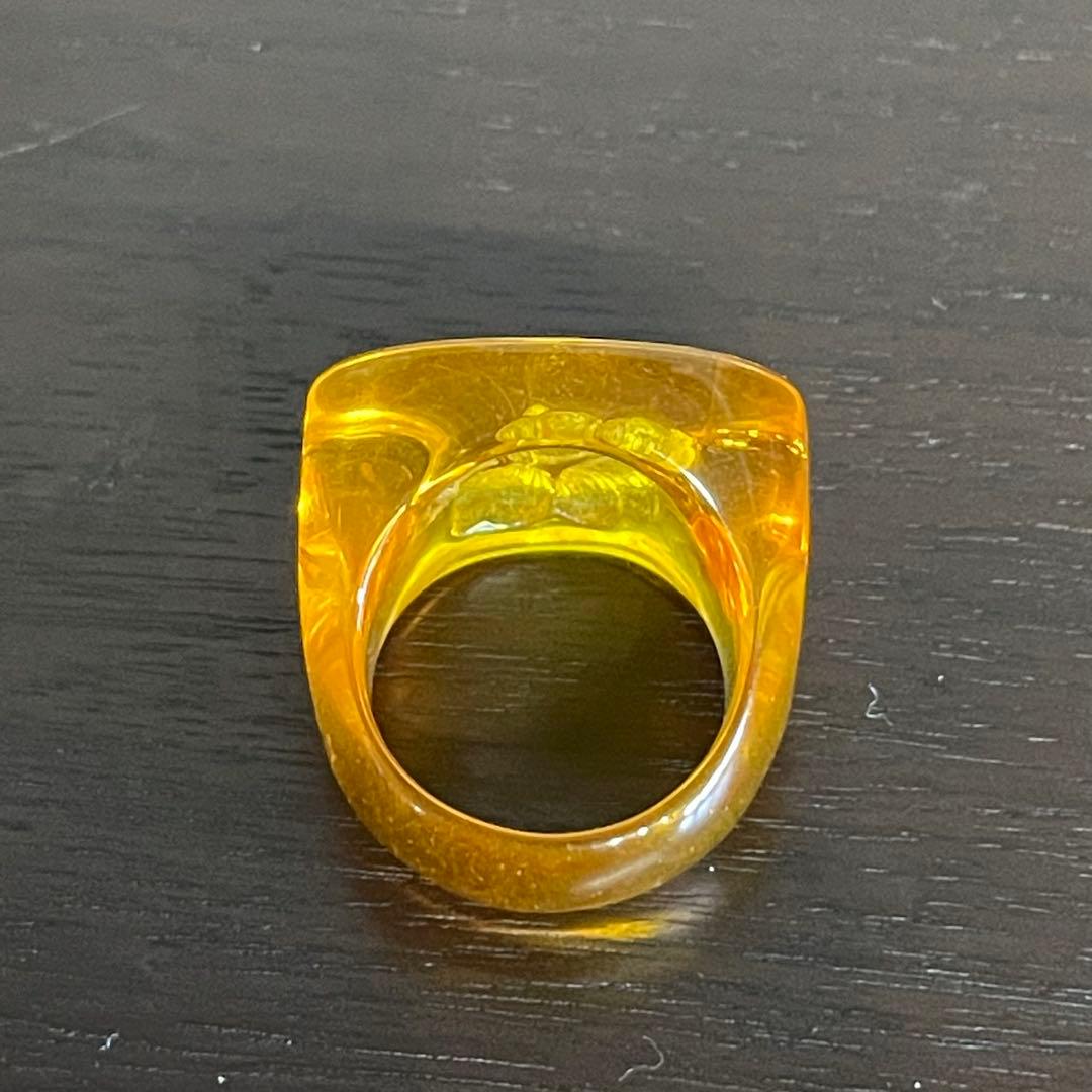 CHANEL シャネル　ヴィンテージ　べっ甲　カメリア　イヤリング＆リング