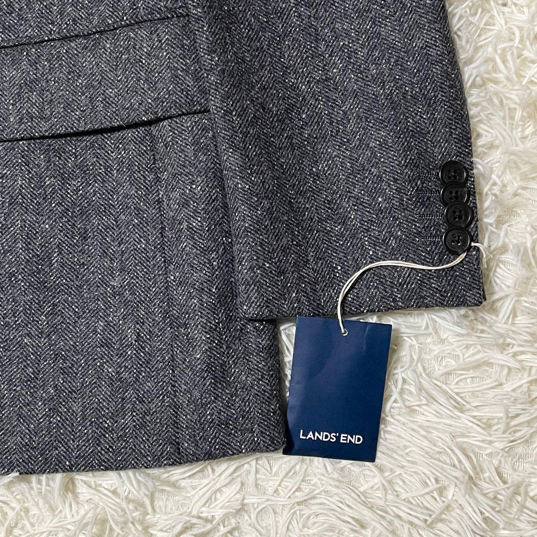 【未使用品】LAND'S END オルメザーノ シルク テーラードジャケット