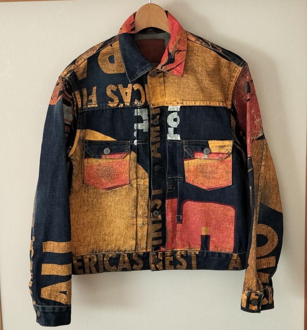 90s Levis リーバイス507xx 2nd復刻バナー デニムジャケット40