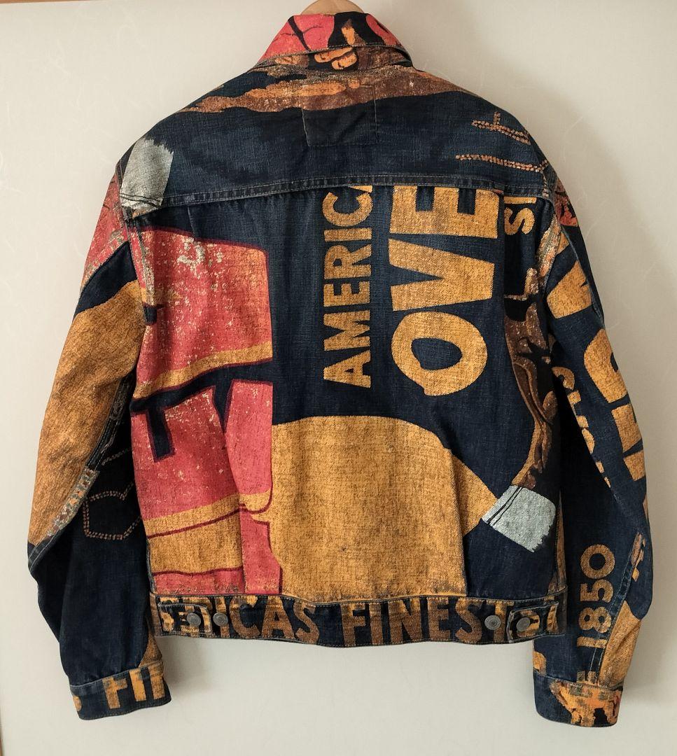 90s Levis リーバイス507xx 2nd復刻バナー デニムジャケット40