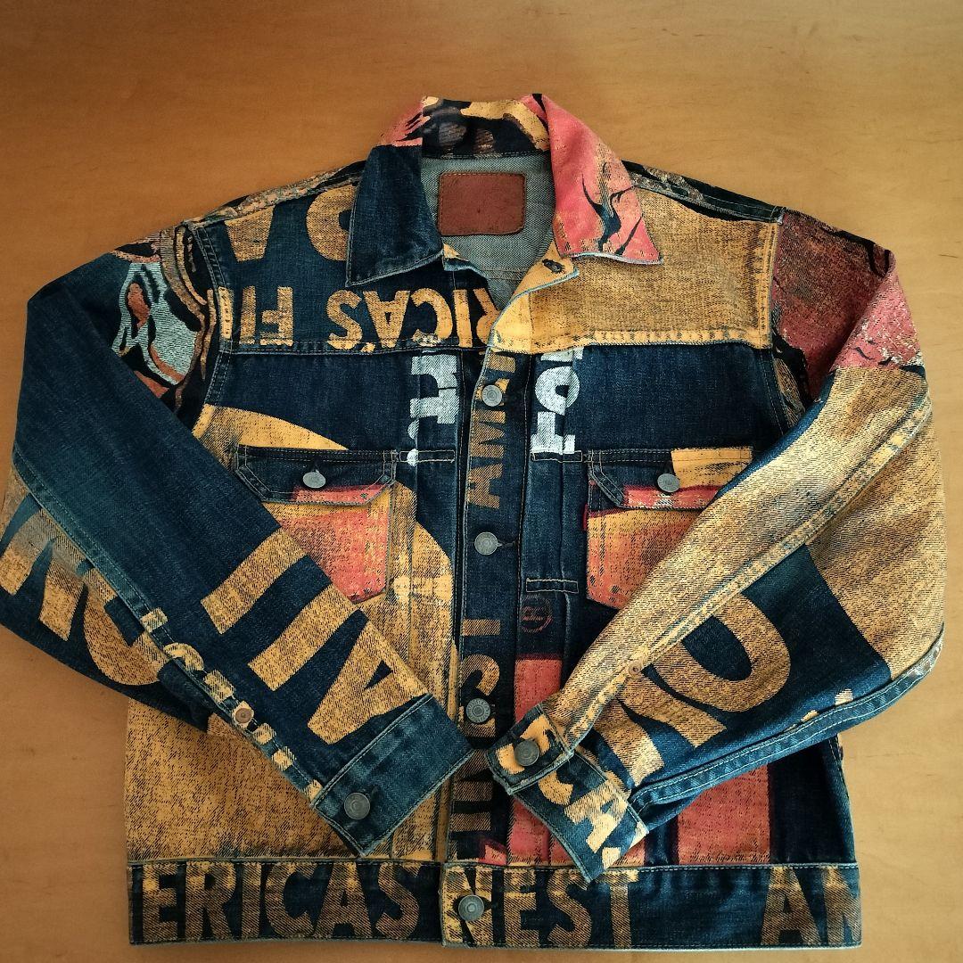 90s Levis リーバイス507xx 2nd復刻バナー デニムジャケット40