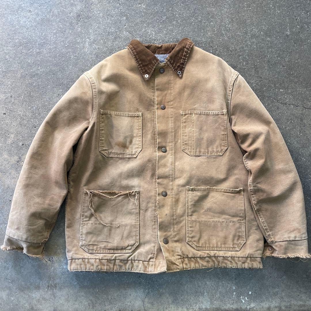 60s 70s madewell ダック カバーオール フェード ボロ