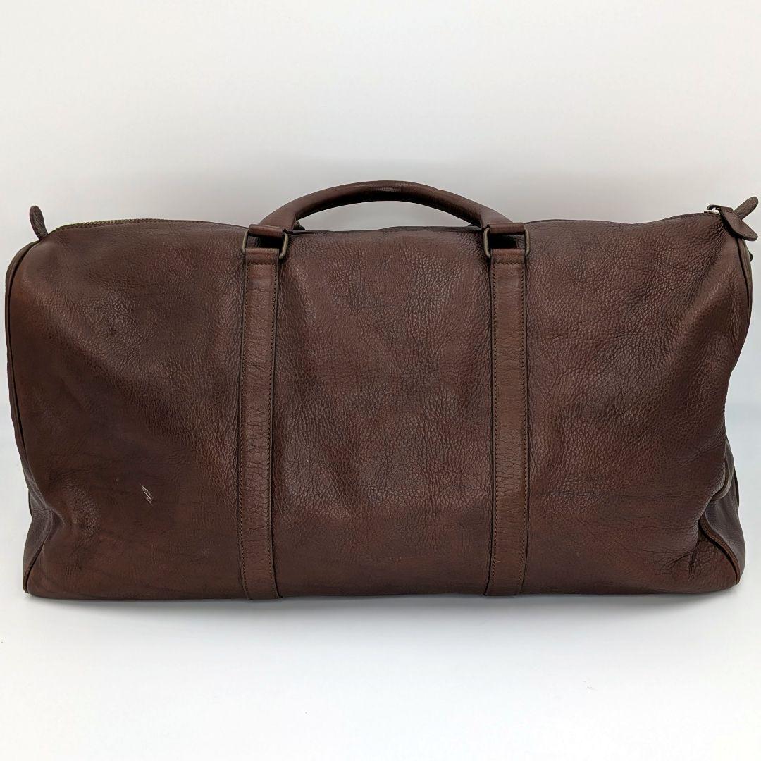 A.P.C. アーペーセー レザー ブラウン ボストンバッグ 旅行用 大容量