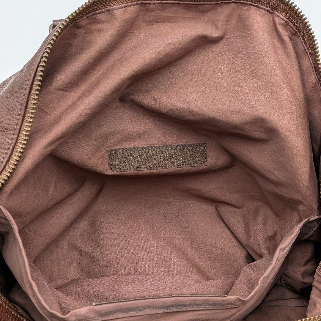 A.P.C. アーペーセー レザー ブラウン ボストンバッグ 旅行用 大容量