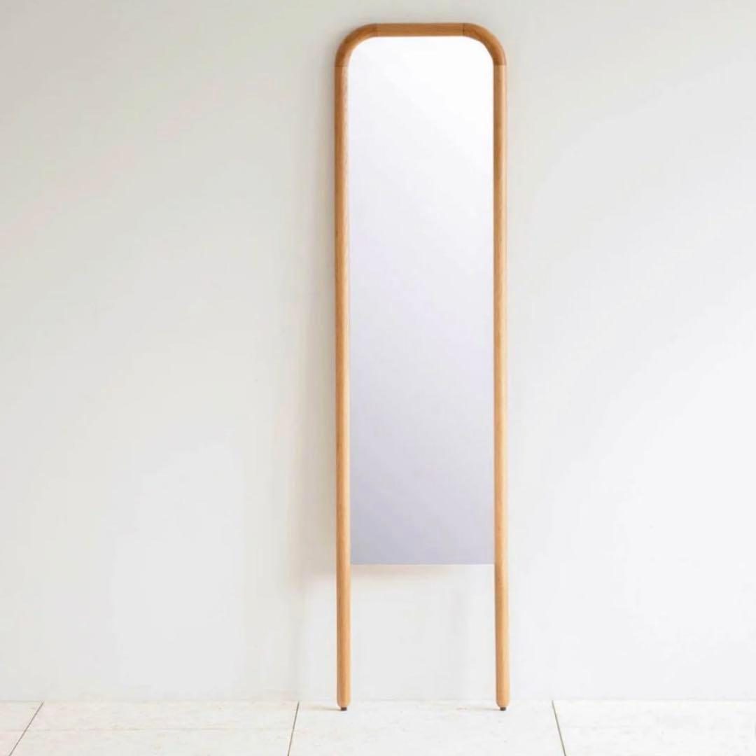 関家具 NOWHERE LIKE  鏡 スタンドミラー オーク 新品 ②