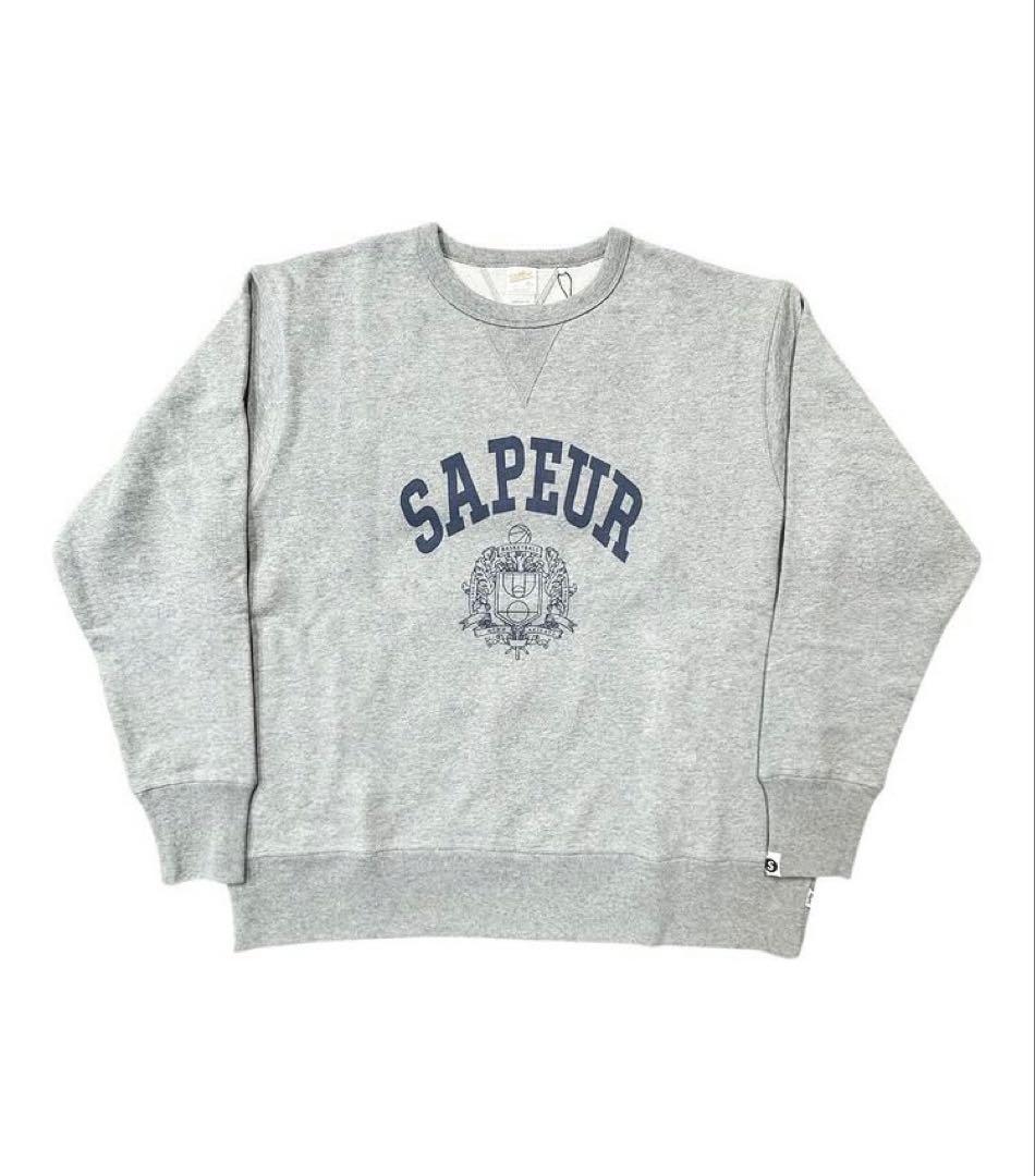 SAPEUR サプール クルーネック トレーナー スウェット XXL