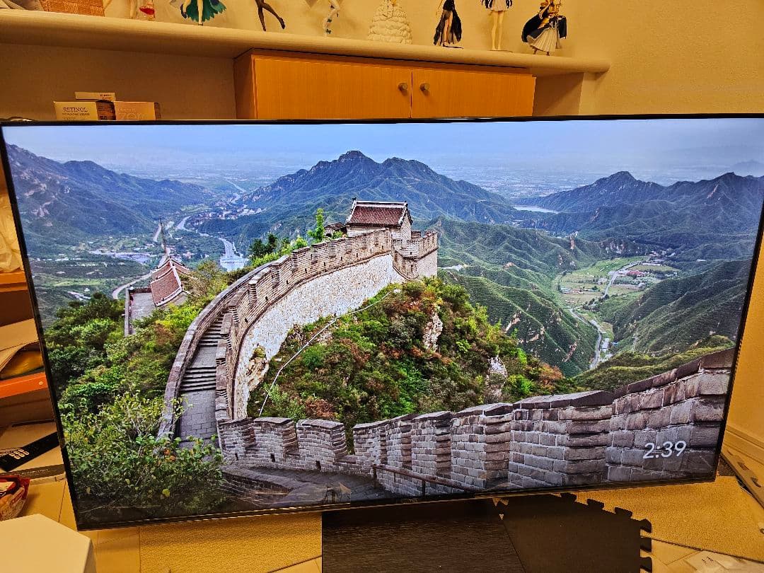 TCL55C745 2023年製　上部にへこみあり液晶テレビ量子ドット手渡しOK