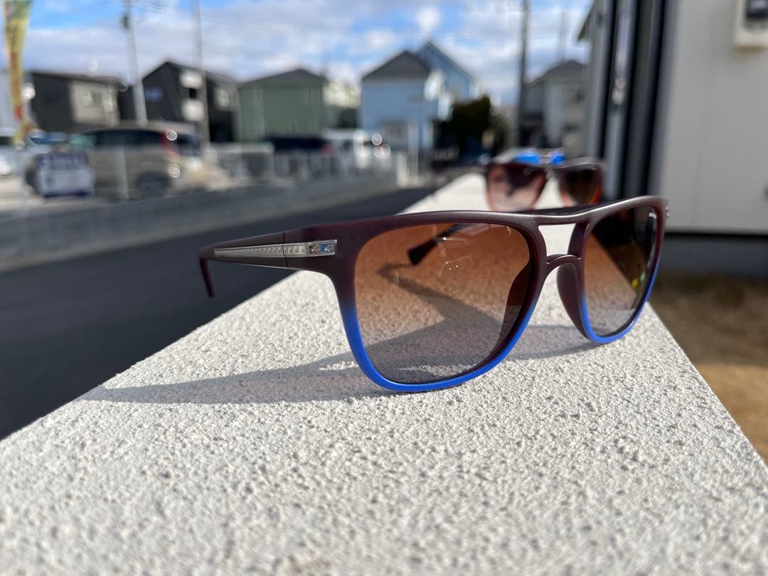 POLICE サングラス ブラウン/オレンジ