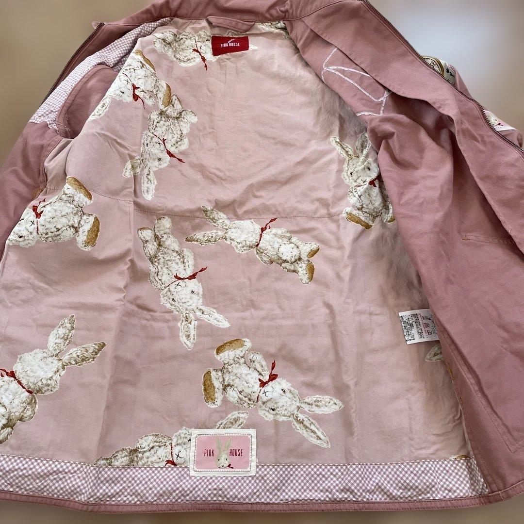 ピンクハウス　うさぎ　刺繍　裏付き　ジャケット　新品　ピンク