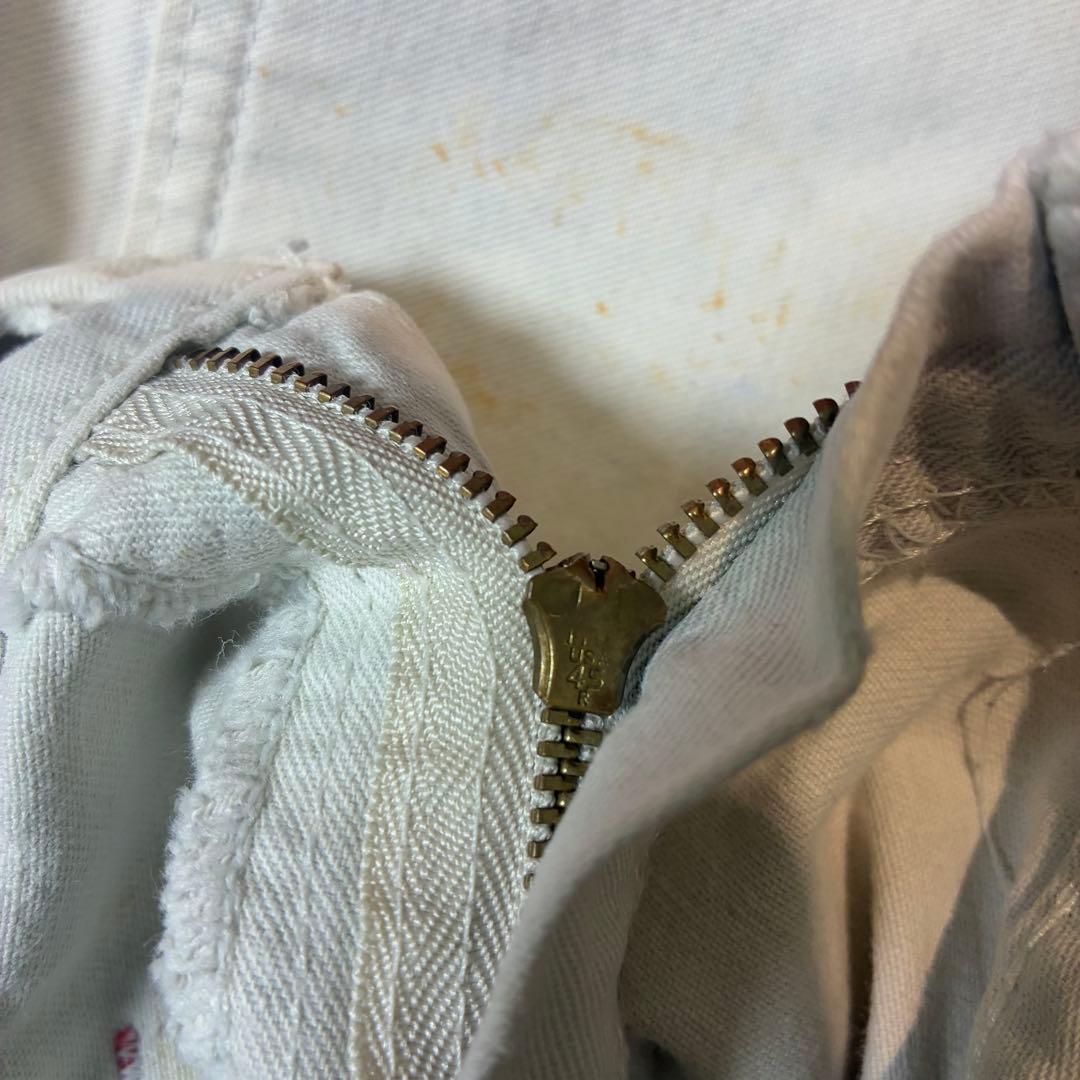 90s USA製　Carhartt ダブルニーペインターパンツコットンツイル