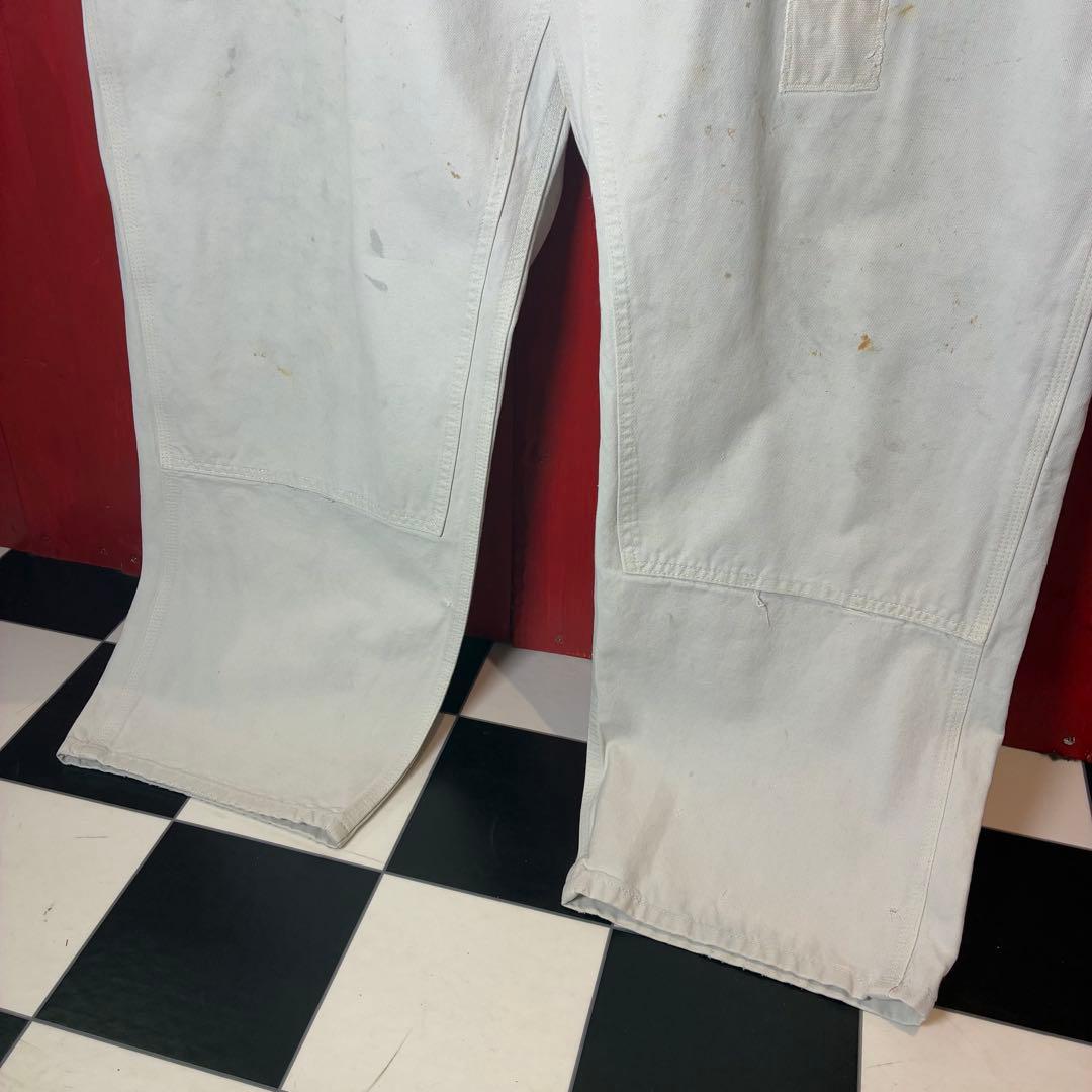 90s USA製　Carhartt ダブルニーペインターパンツコットンツイル