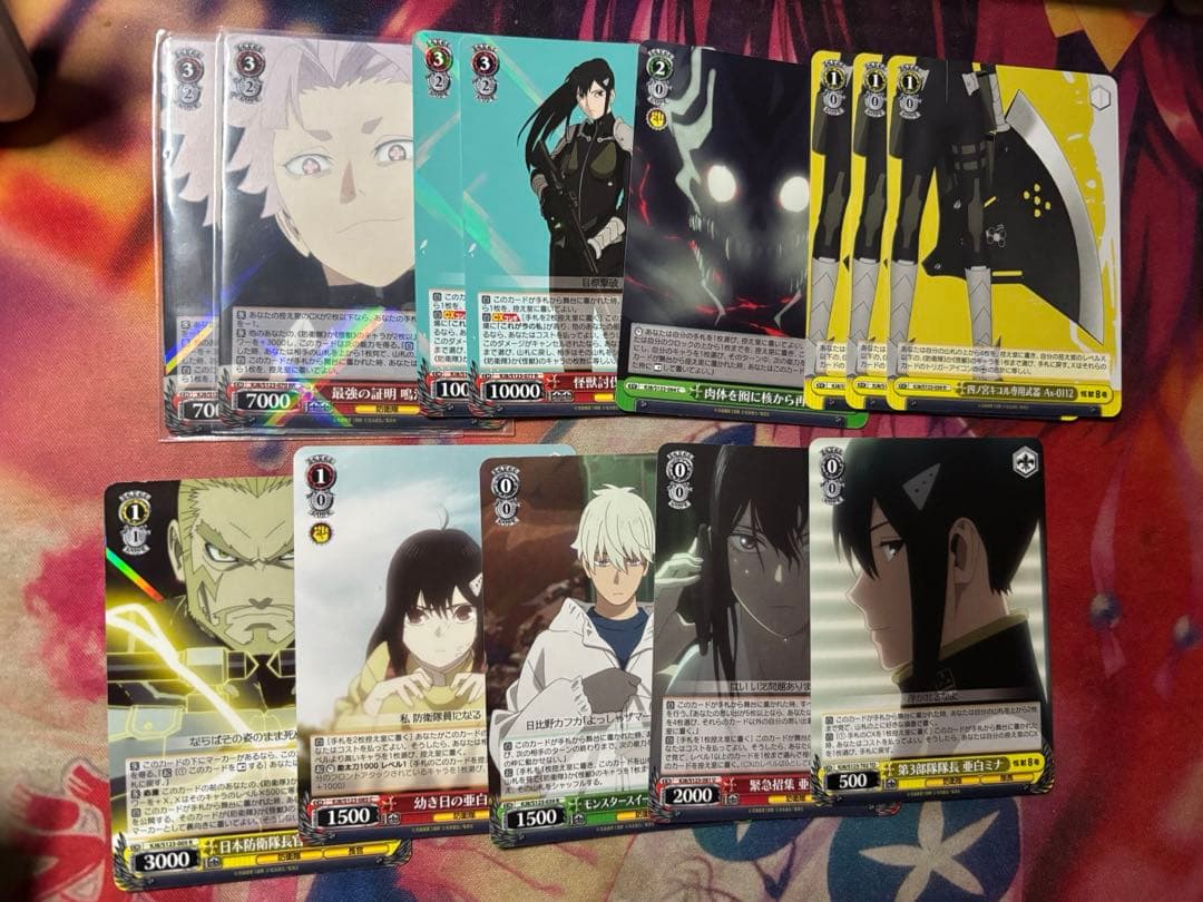 値下げ可能　ヴァイスシュバルツ　怪獣8号 デッキ パーツ付き