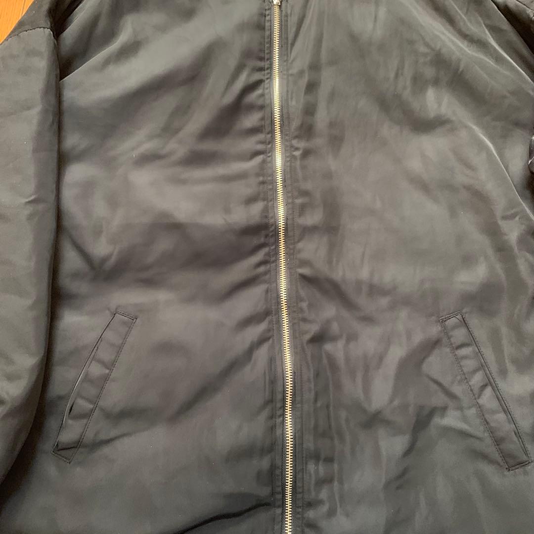 【完売】アンティカ ロング ma-1 サイドスリット ブラック antiqua