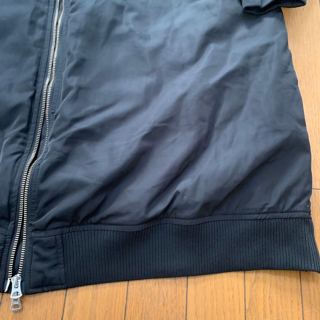 【完売】アンティカ ロング ma-1 サイドスリット ブラック antiqua