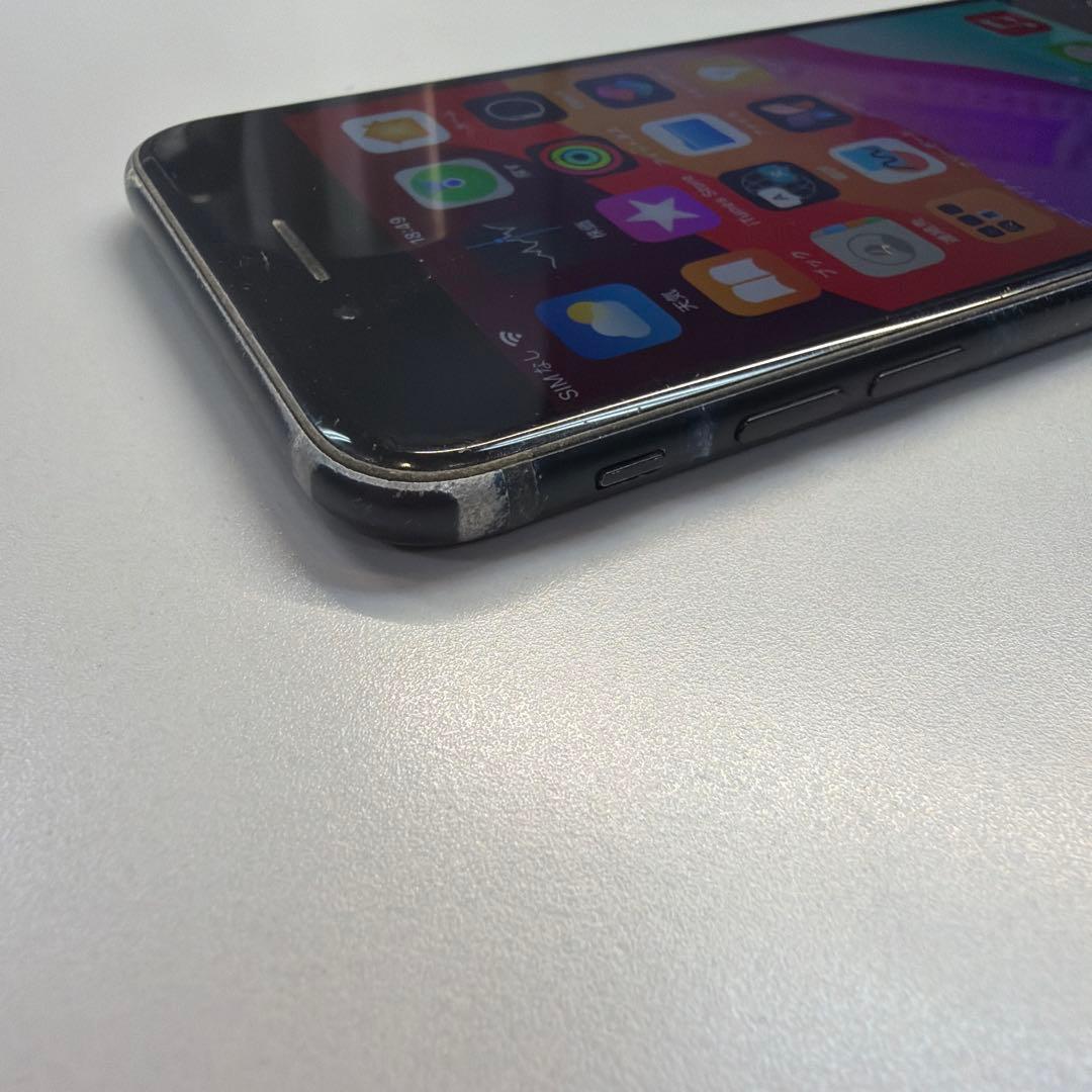 訳あり iPhone SE3 128GB 85% マナーNG ホームボタン割れ
