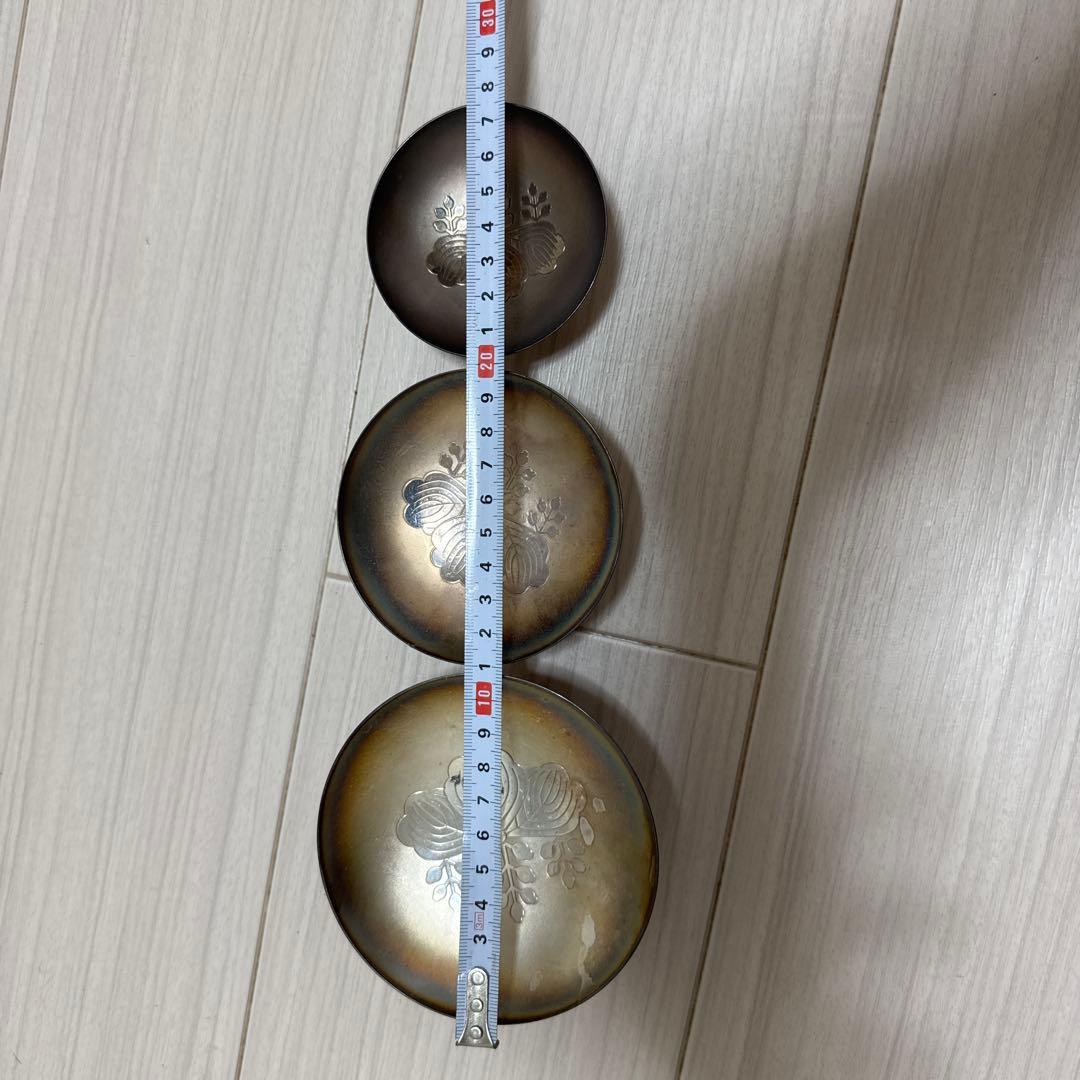 わ*ん様 銀杯 3杯セット 純銀 造幣局