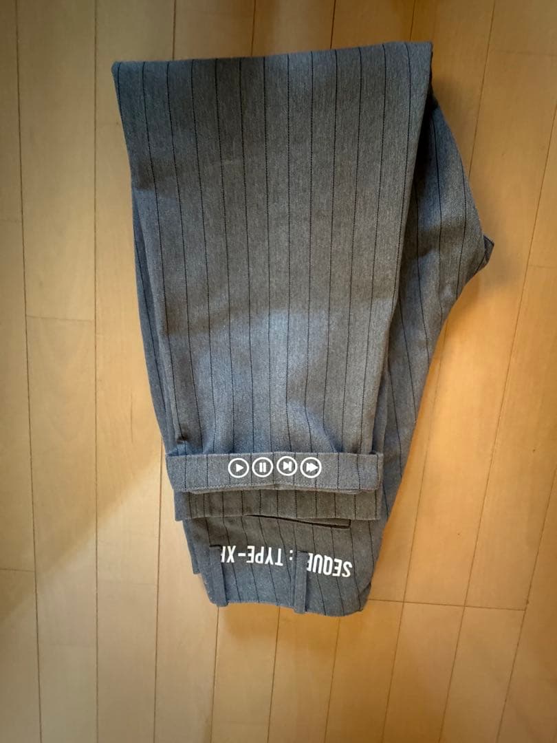SEQUEL シークエル TYPE-XF ストライプワークパンツ　M