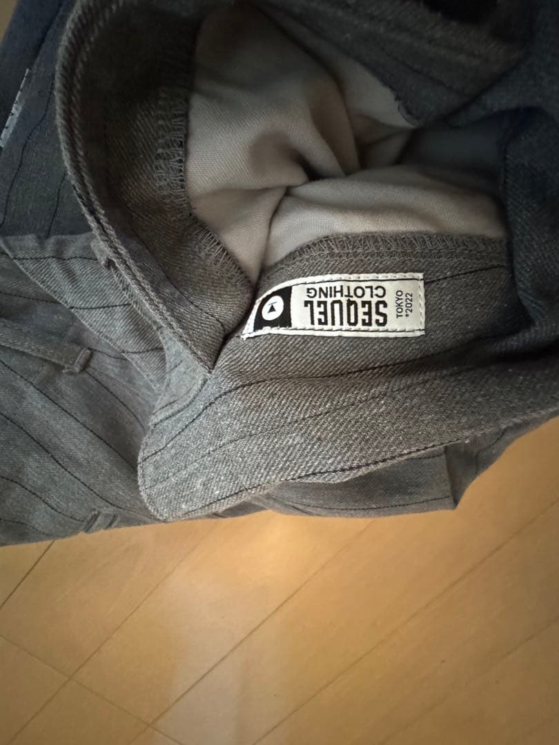 SEQUEL シークエル TYPE-XF ストライプワークパンツ　M