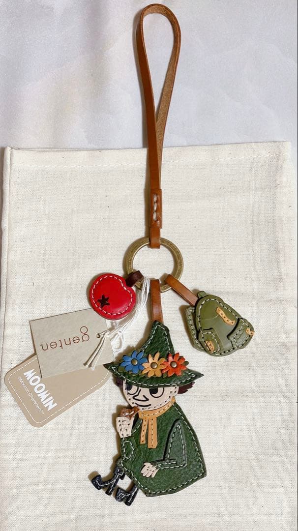 【新品未使用】　genten ゲンテン ムーミン スナフキン ワクワクチャーム