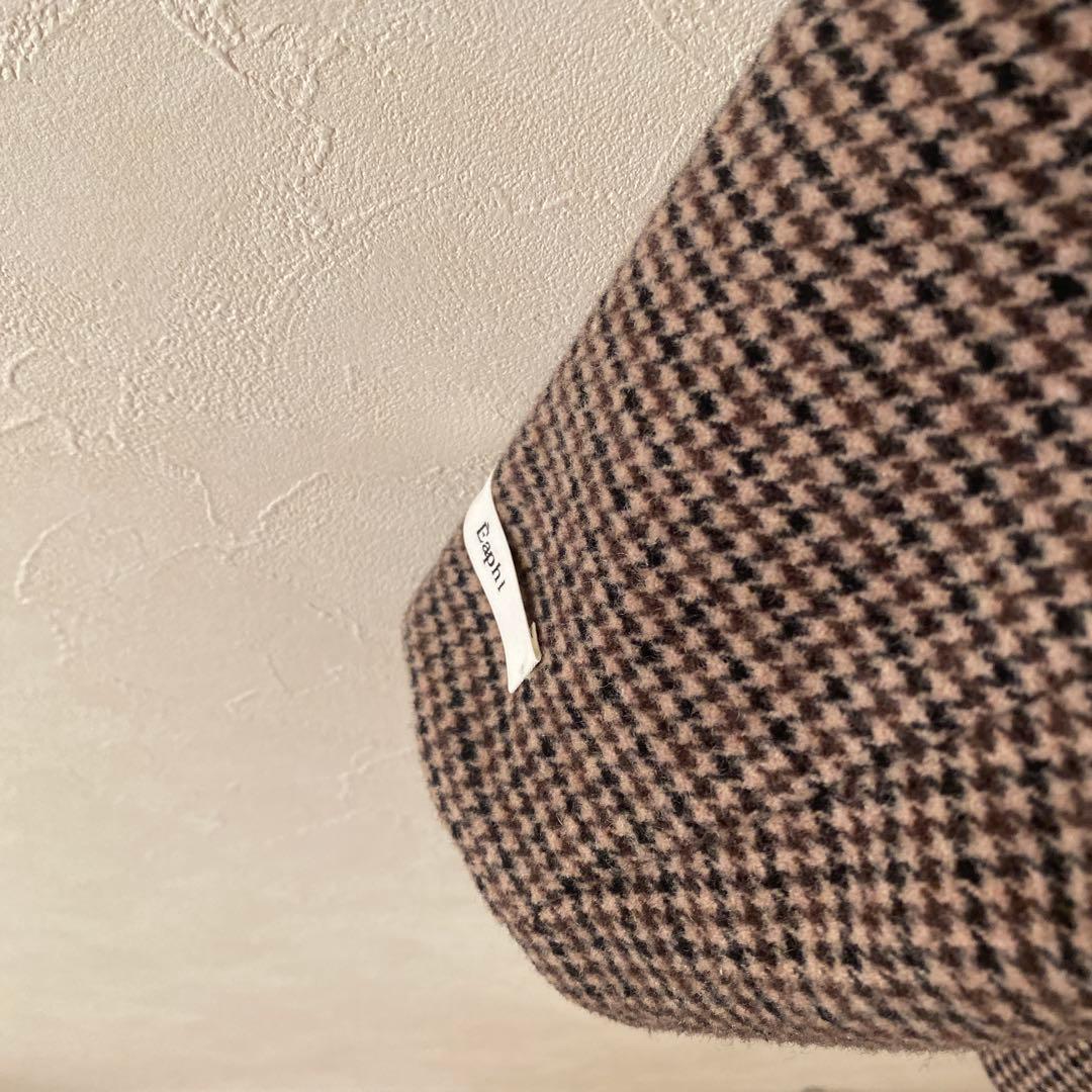 ジャケット・アウター Eaphi WOOL LIKE CHECK JACKET