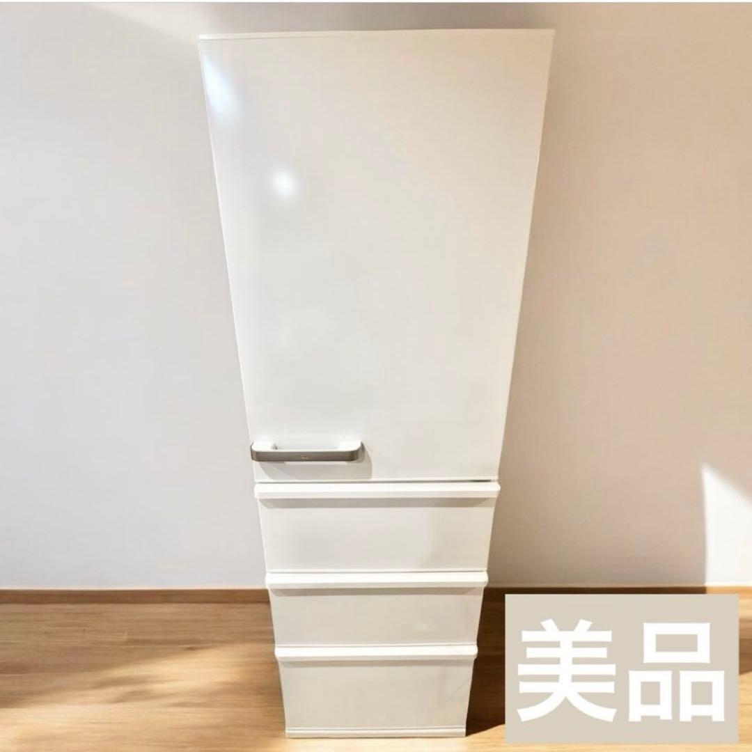 美品 23年製 AQUA 冷蔵庫 大型458ℓ/4ドア 右開き