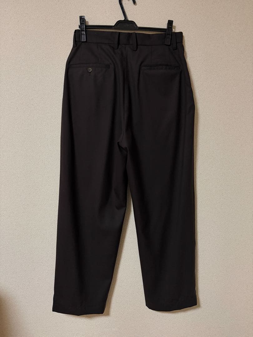 Cornier（コルニエ） WORSTED WOOL WIDE PANTS