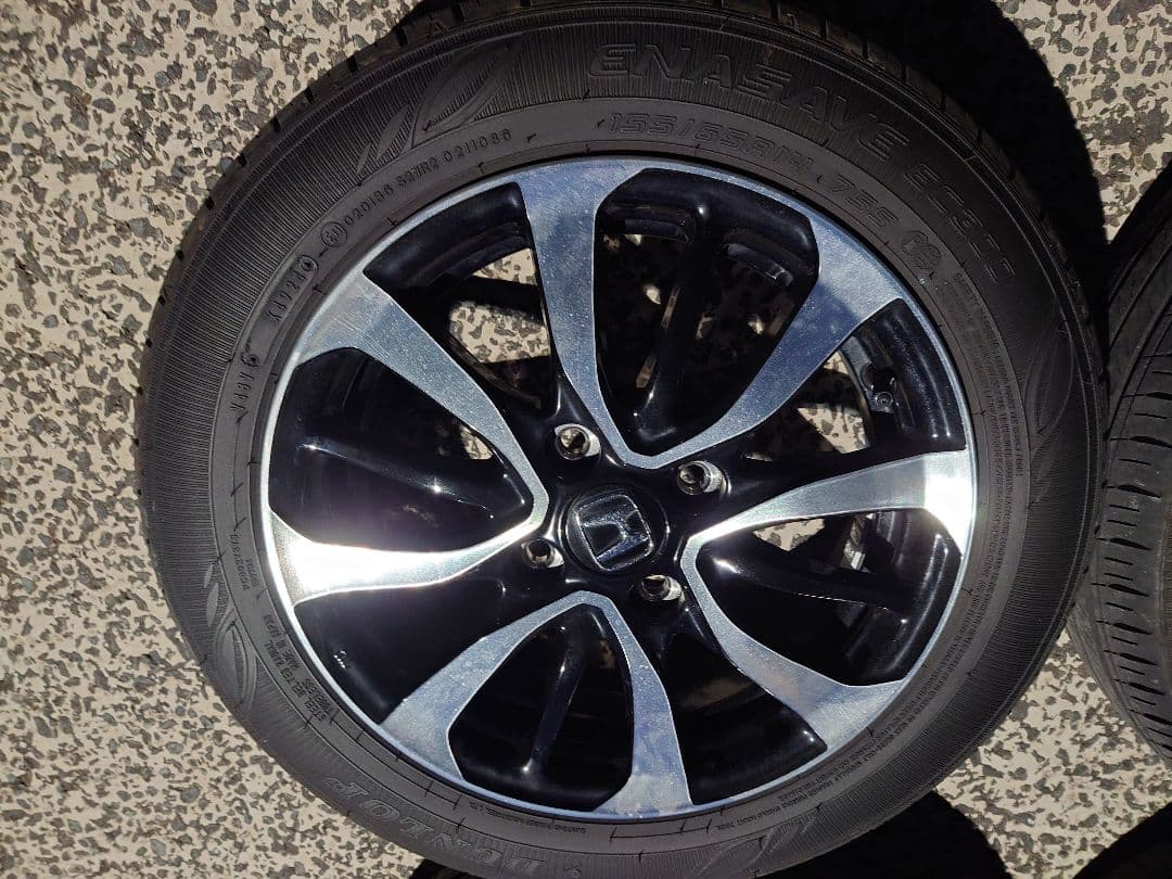 N-BOX　カスタム　純正　ホイール　サマータイヤ　４本