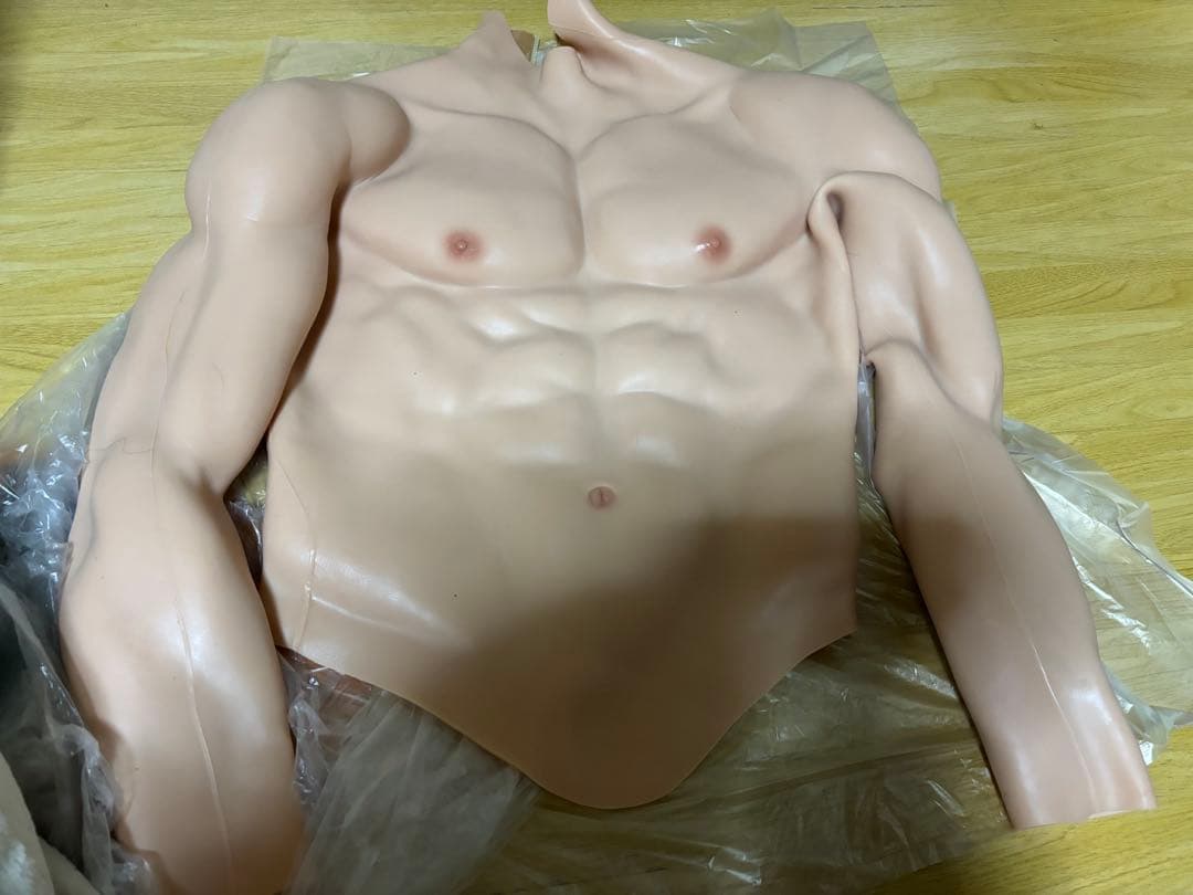 筋肉スーツ　袖ありファスナー付きLサイズ