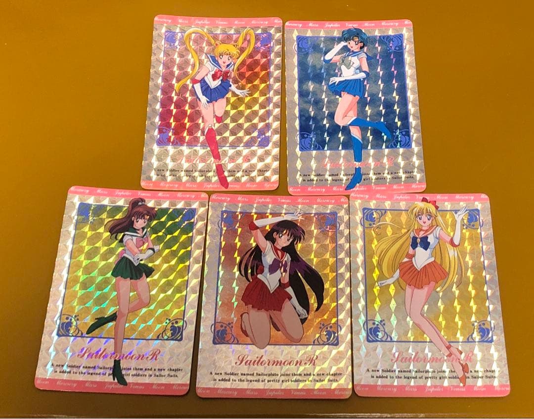 美少女戦士セーラームーンR カードダス　5枚　ホログラム