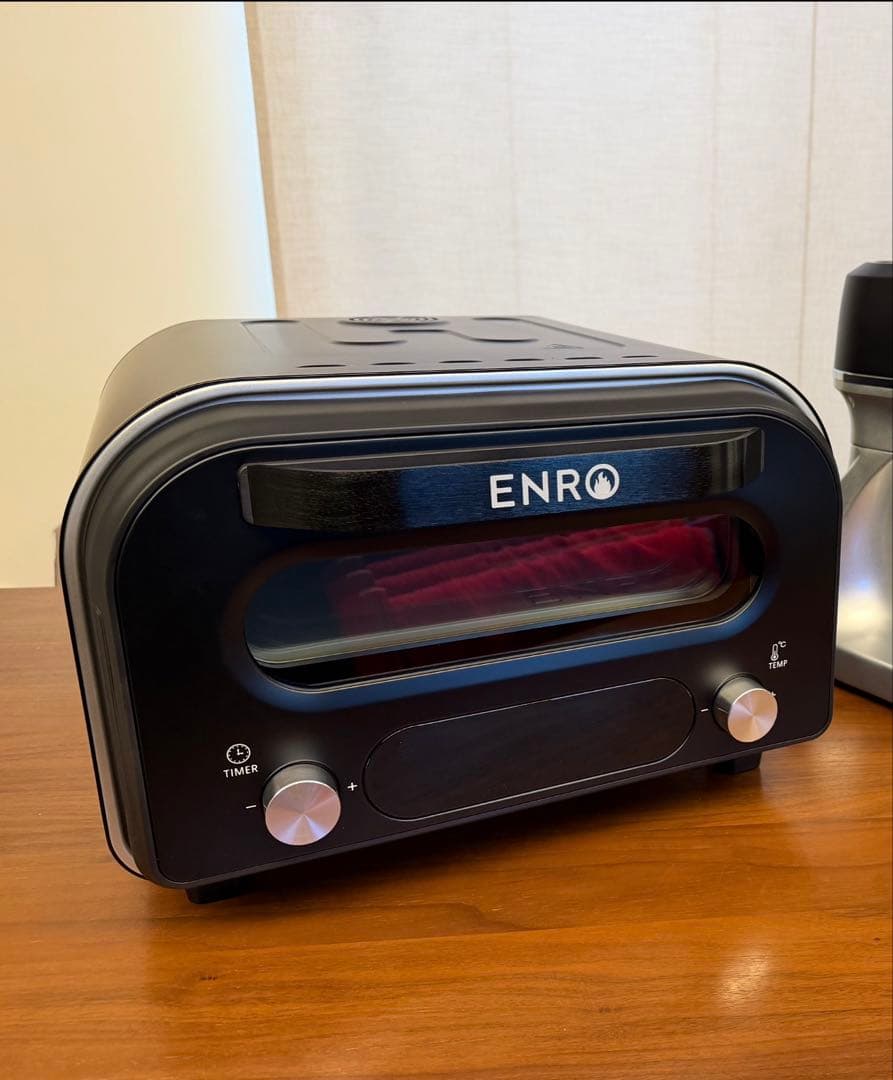 【2026年2月購入 使用1回】ENRO 電気式焼マスター 家電ピザ窯