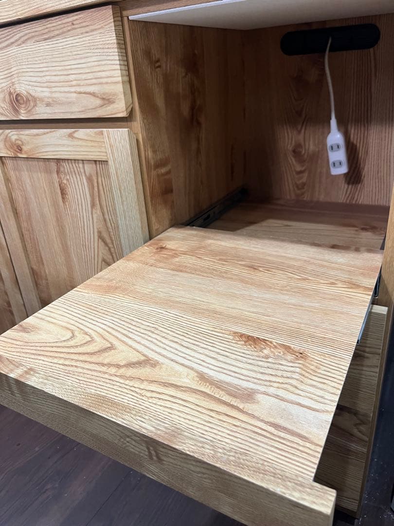 LOWYA 耐震ラッチ付き食器棚 120cm